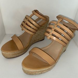 DVF leather espadrilles